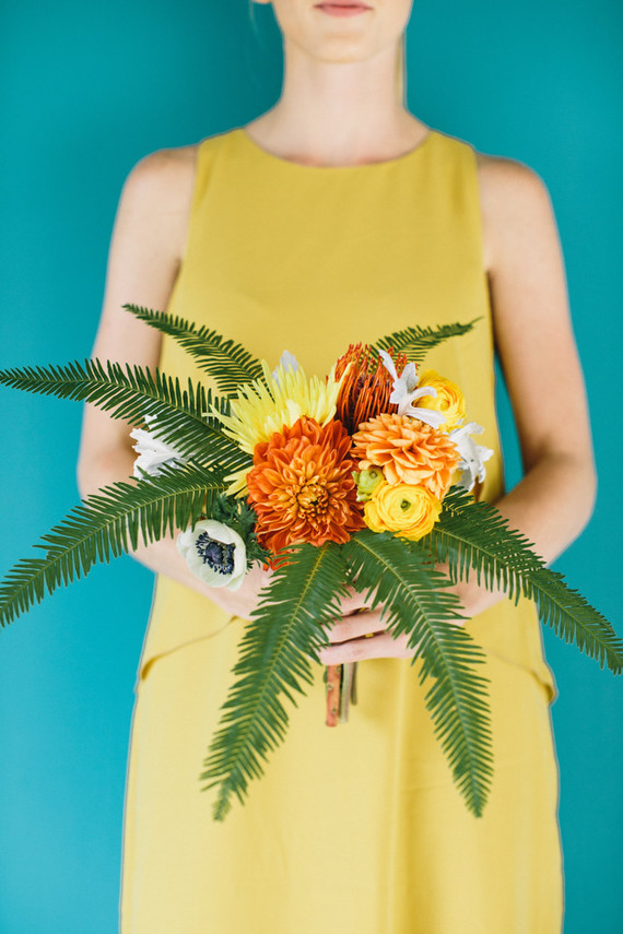 Tropical floral bouquet