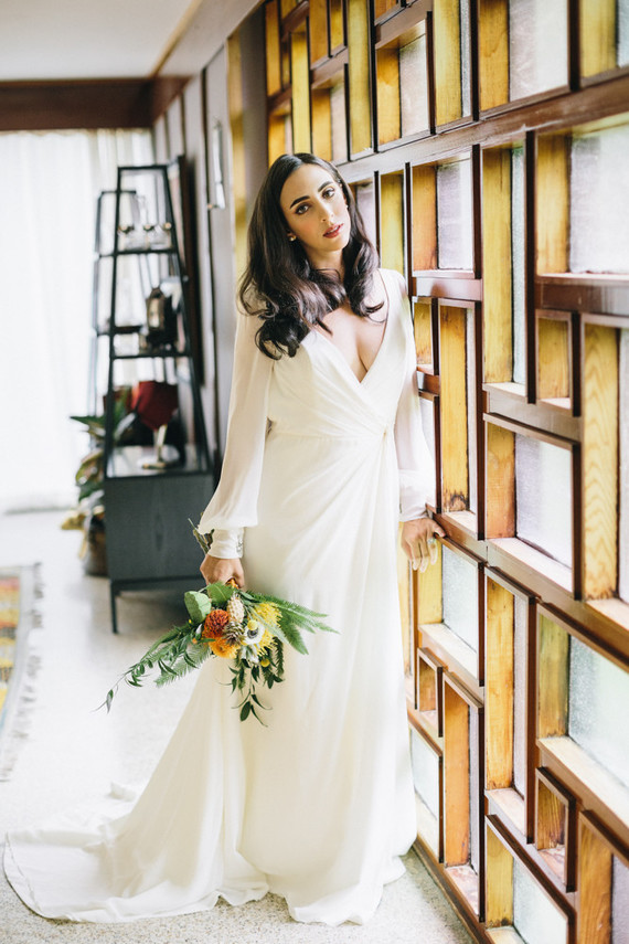 Ivory and Beau wedding dress