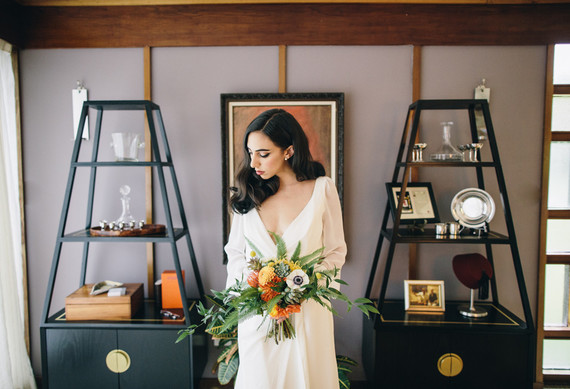 Ivory and Beau wedding dress