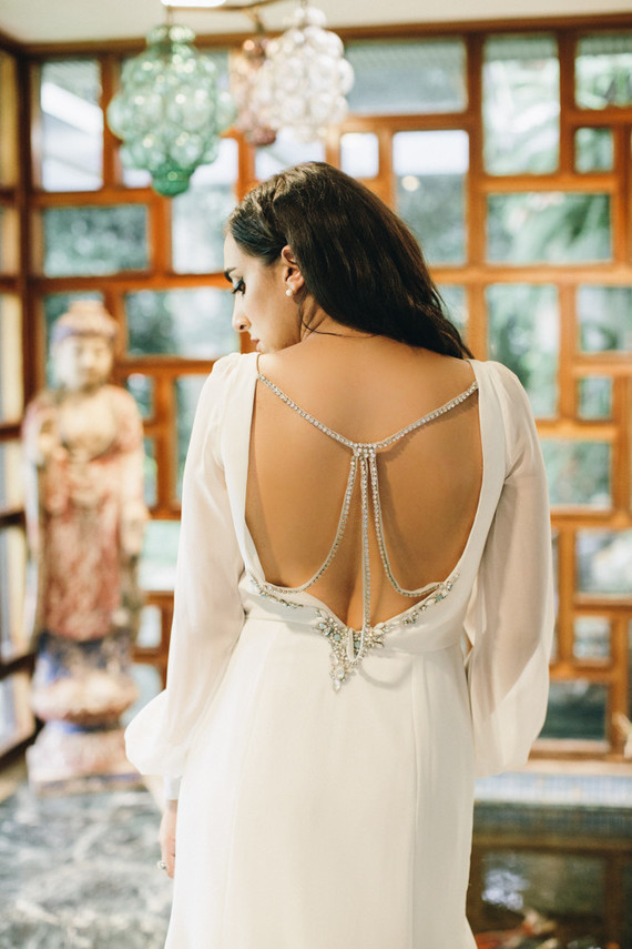 Ivory and Beau wedding dress