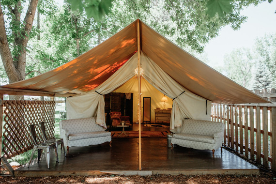 Clamping wedding tent Inspiration