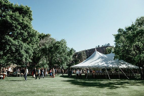 Outdoor Colorado wedding