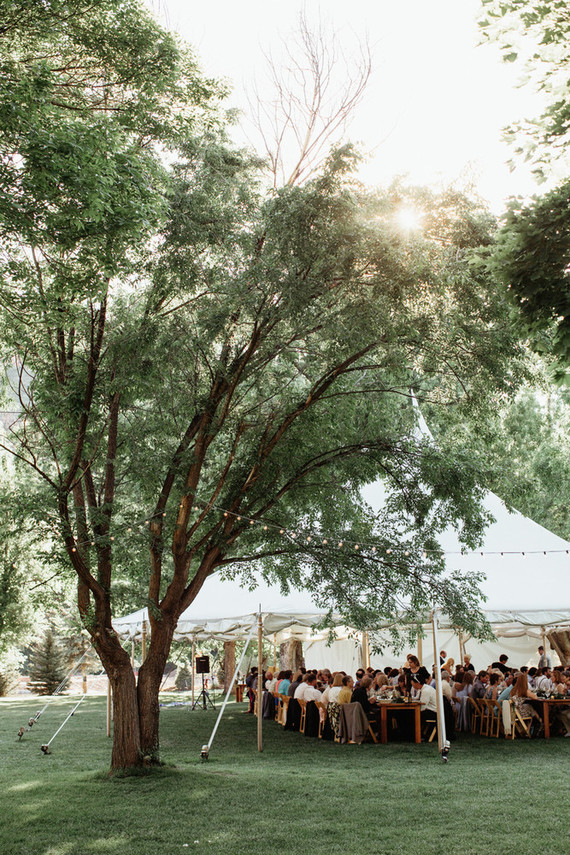 Outdoor Colorado wedding