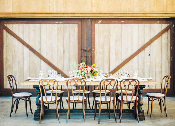 Rustic wedding decor