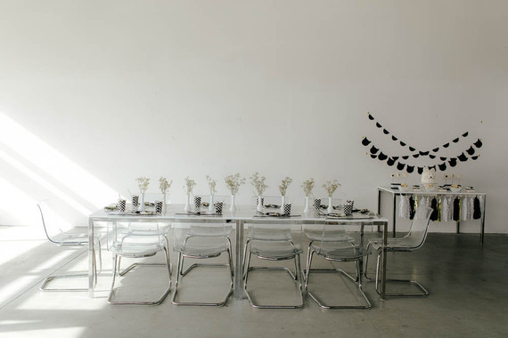 black and white kitty birthday Inspiration
