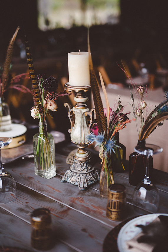 Boho barn wedding