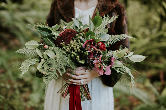 Fall bridal bouquet