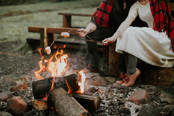 Roasting marshmellows