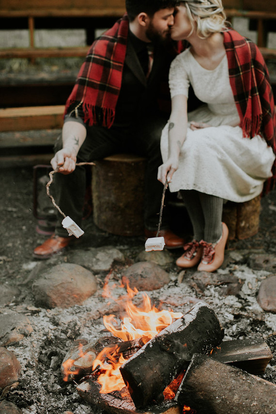 Roasting marshmellows