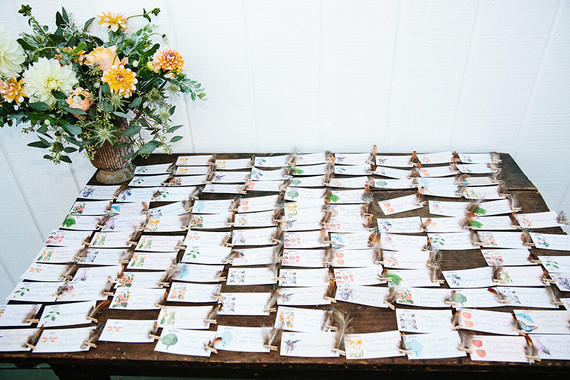 Wedding place cards