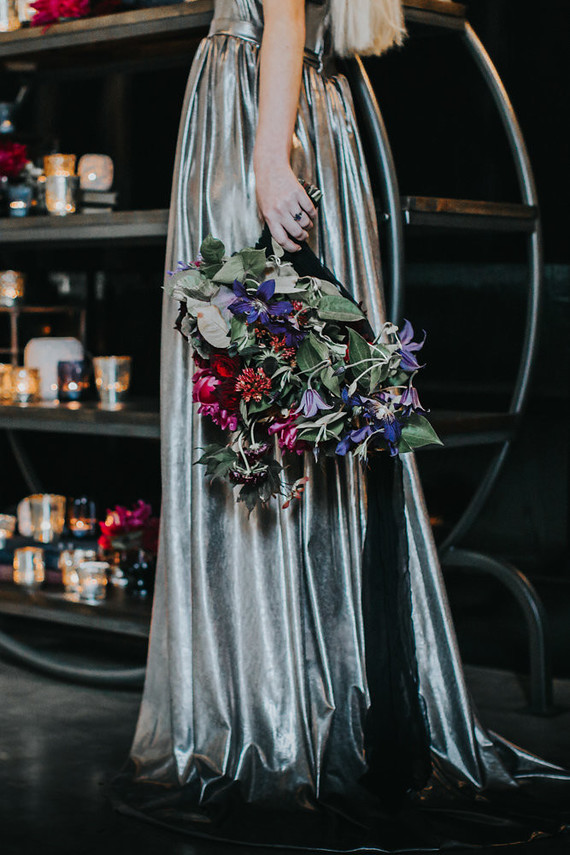 Non-traditional wedding gown