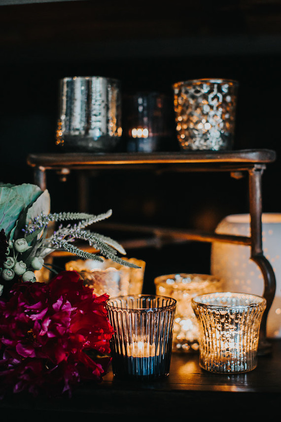 Romantic wedding lighting