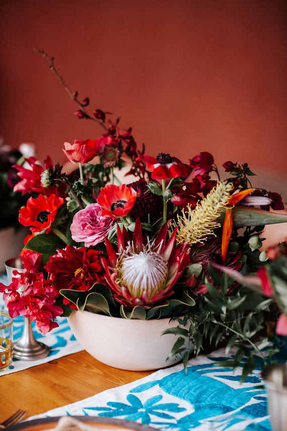 Colorful day of the dead party