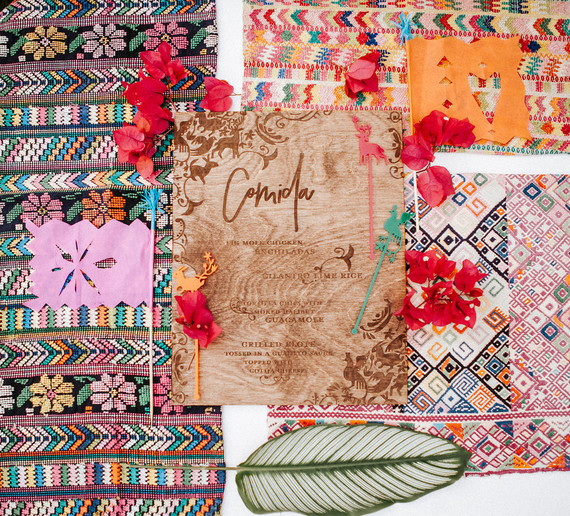 Colorful day of the dead party