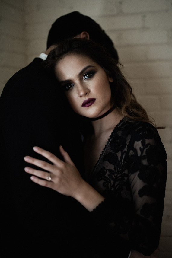 Black wedding dress