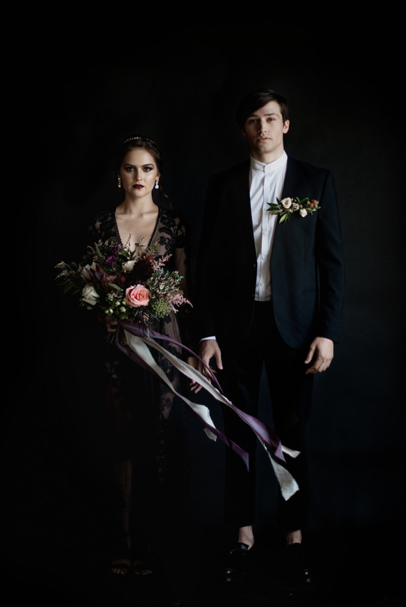 Black wedding dress