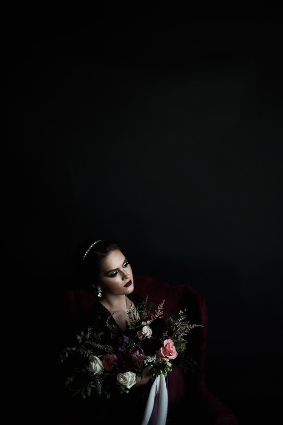 Black wedding dress