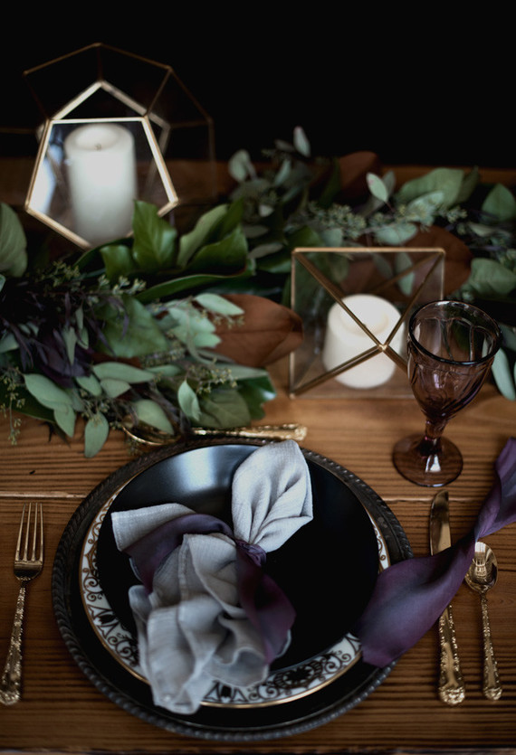 Dark and moody wedding inspiration Inspiration