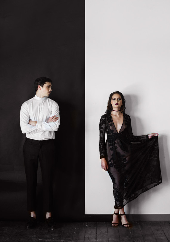 Black wedding dress Inspiration