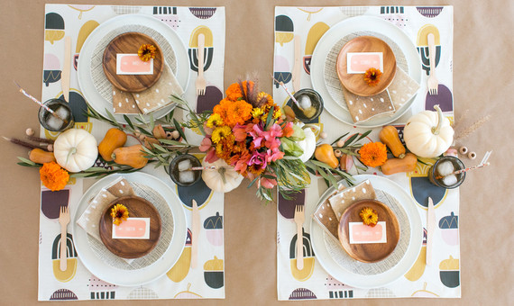 Thanksgiving kids table inspiration