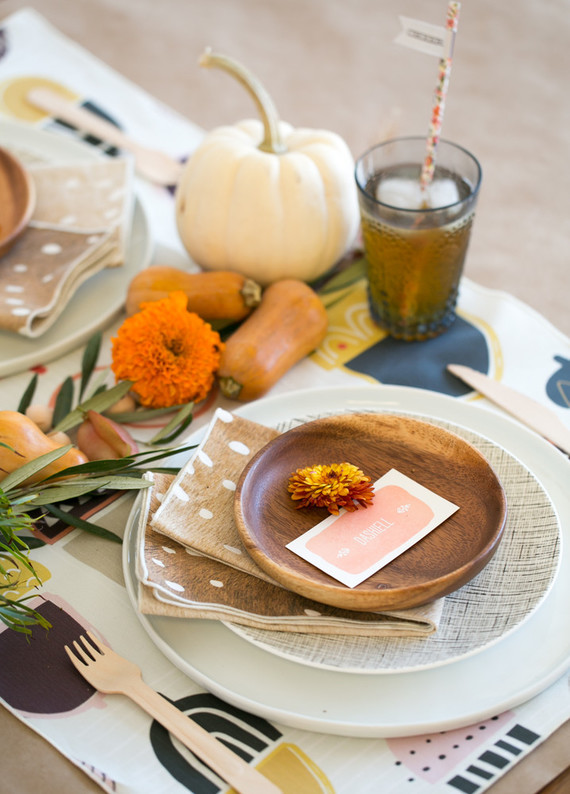 Thanksgiving kids table inspiration
