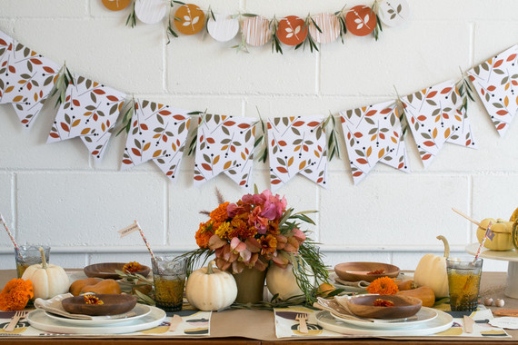 Thanksgiving kids table inspiration