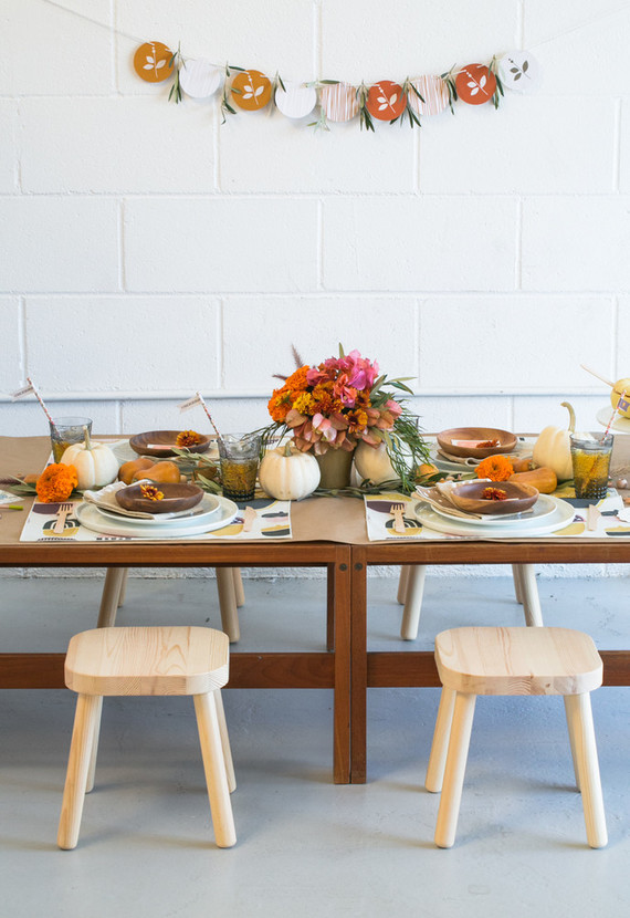 Thanksgiving kids table inspiration