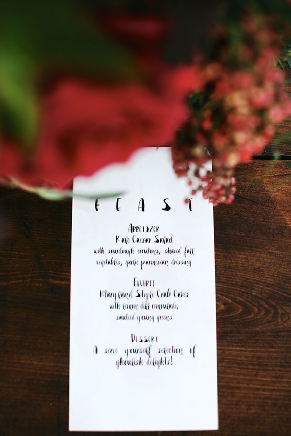 Halloween themed wedding Inspiration