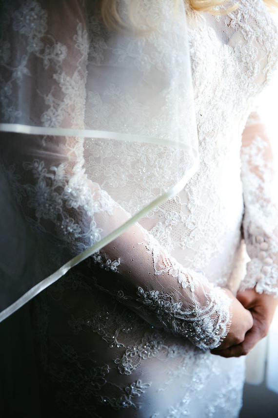 Lace wedding dress