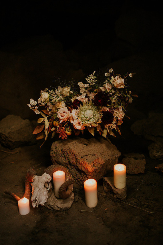 Dark moody florals