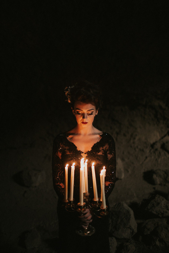 Enchanted Halloween wedding inspiration Inspiration
