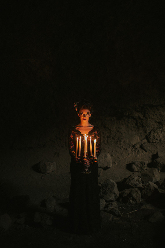 Enchanted Halloween wedding inspiration Inspiration