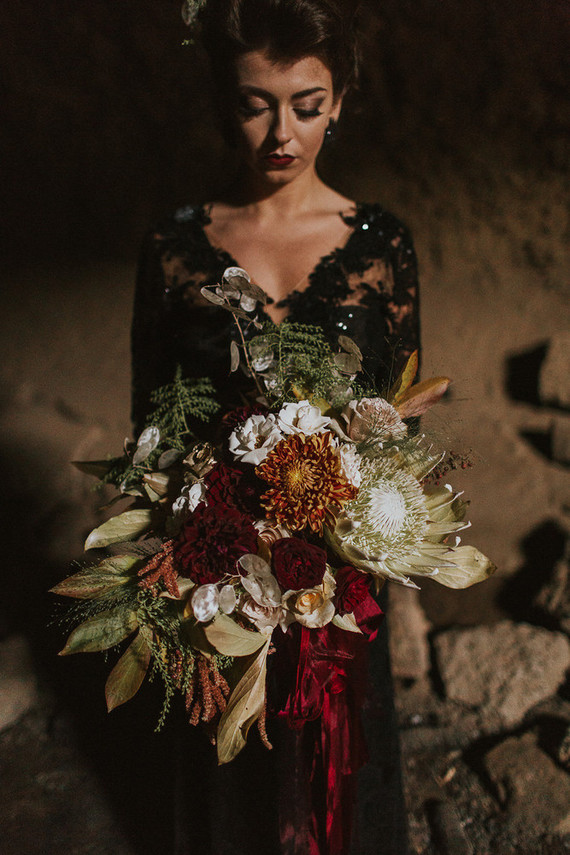 Fall bridal bouquet
