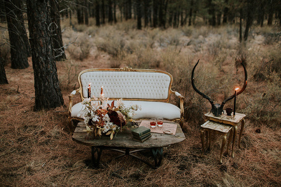 Enchanted Halloween wedding inspiration Inspiration