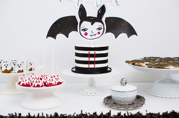 Black and white halloween party