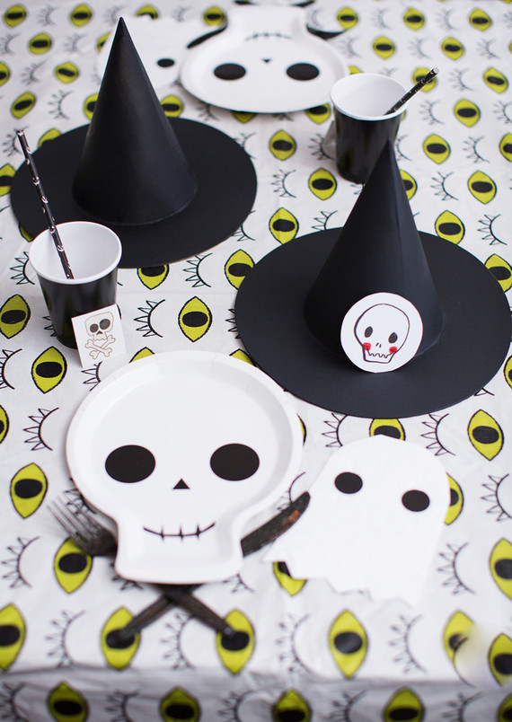 Black and white halloween party