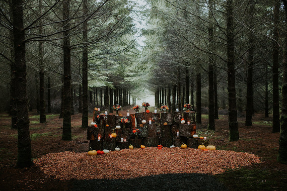 Fall wedding decor