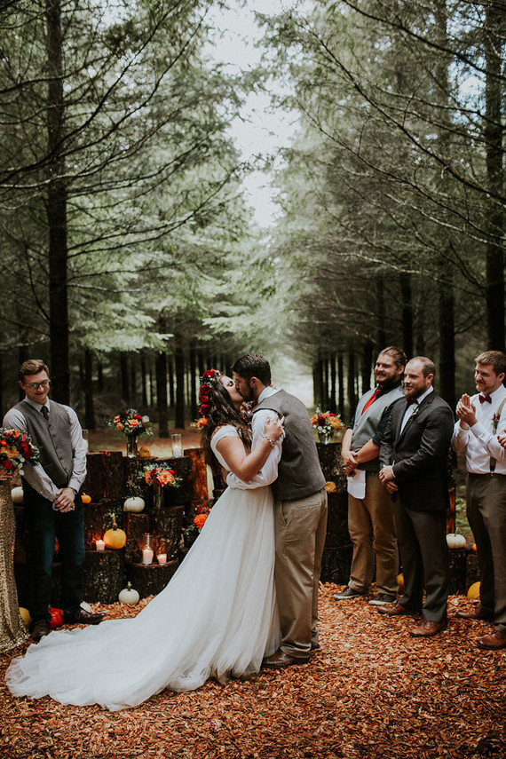 Fall wedding decor