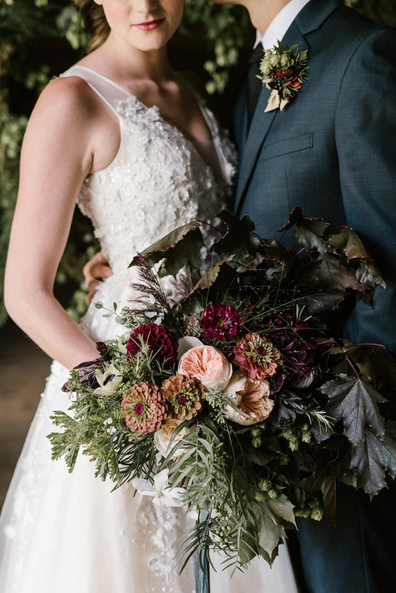 Fall bridal bouquet