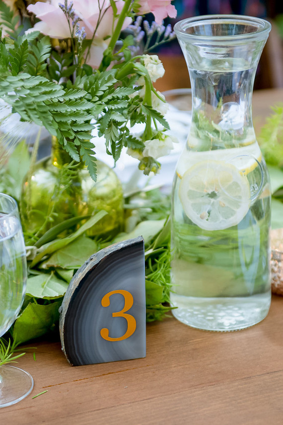 Agate table numbers Inspiration