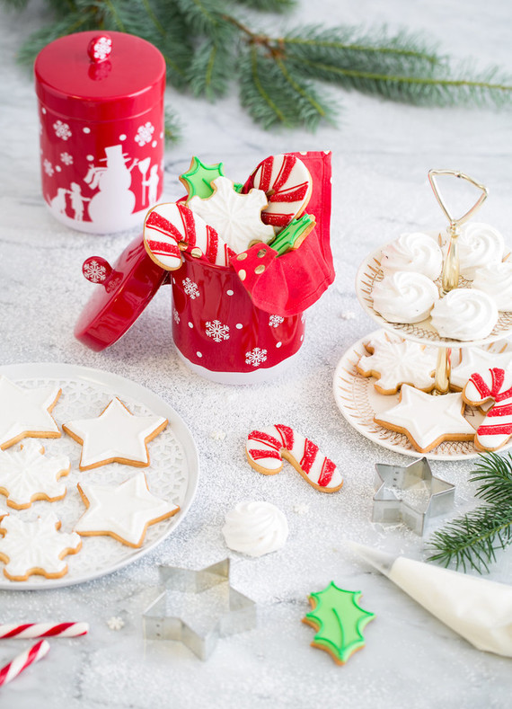 holiday cookie baking