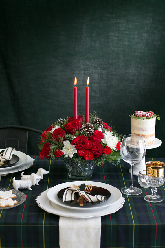 holiday tablescape
