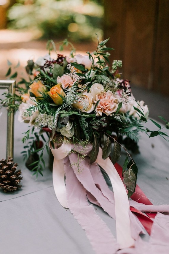 Summer bridal bouquet