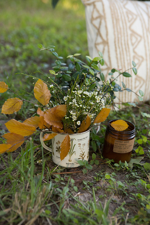 Fall wedding decor