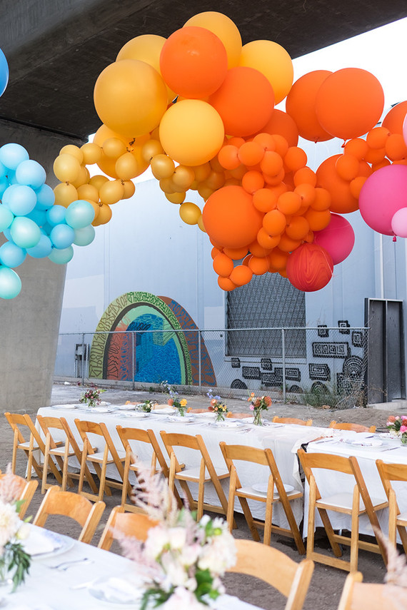 Balloon party decor