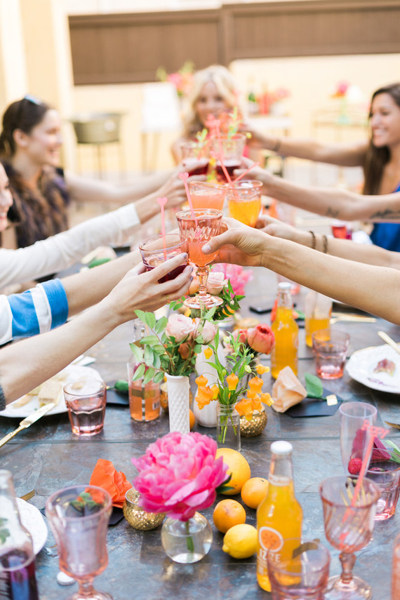 Poppy themed baby shower