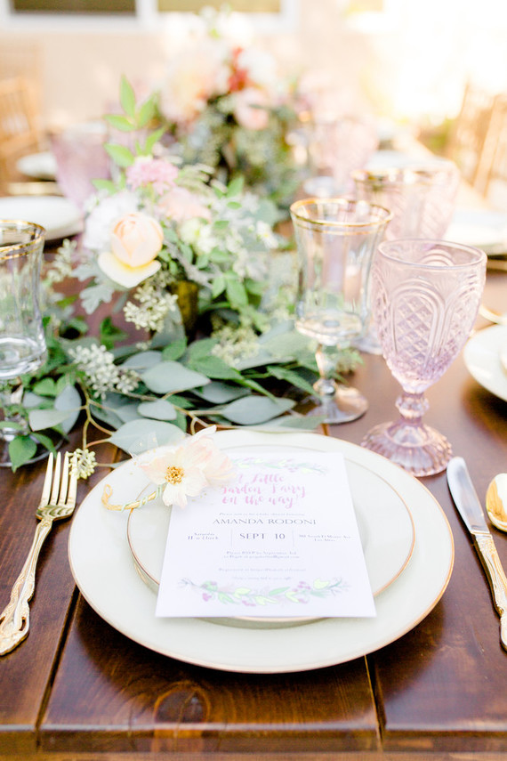 Garden Fairy baby shower Inspiration
