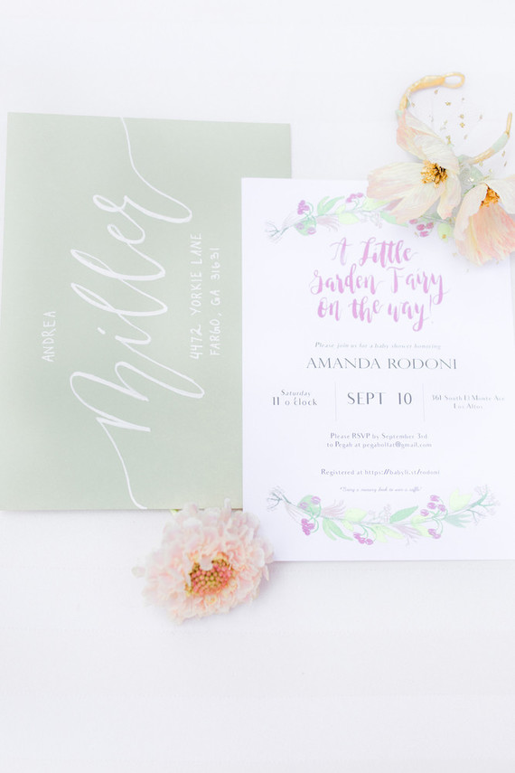 Garden Fairy baby shower