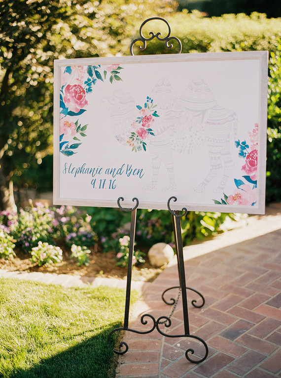 Wedding signage