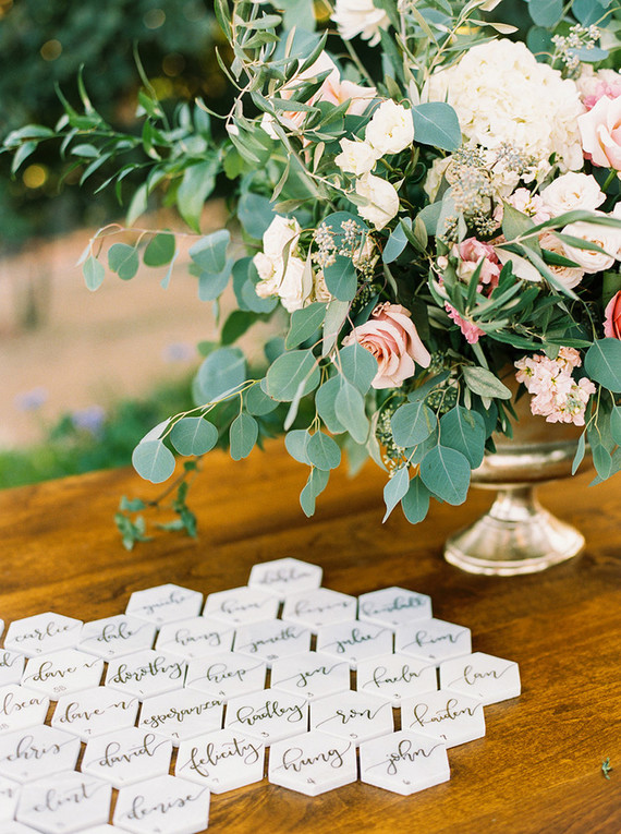 marble place cards
